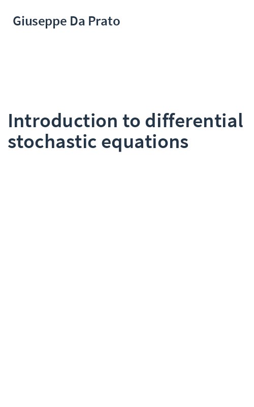 Introduction to differential stochastic equations