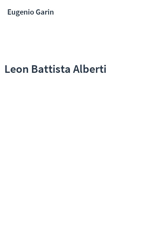 Leon Battista Alberti