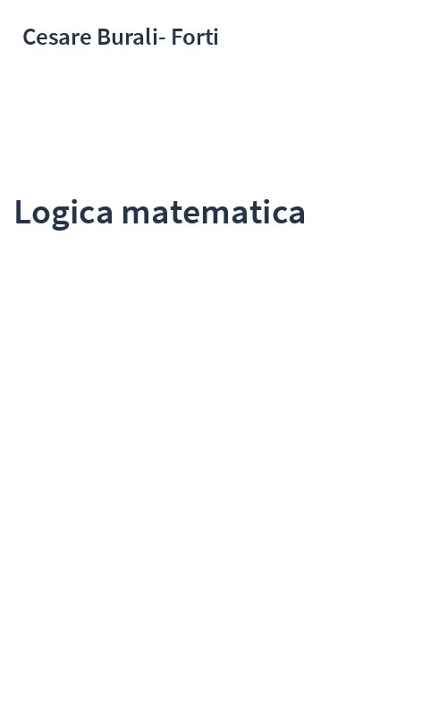 Logica matematica