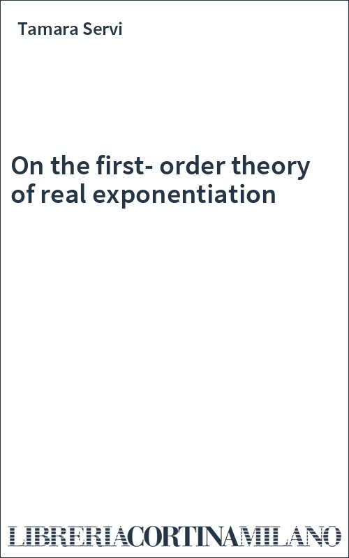 On the first-order theory of real exponentiation