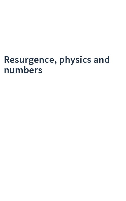 Resurgence, physics and numbers