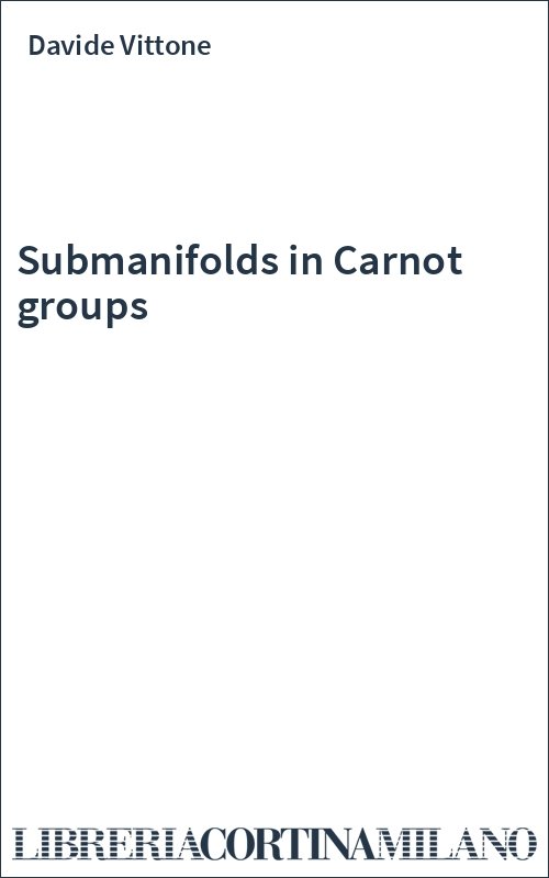 Submanifolds in Carnot groups