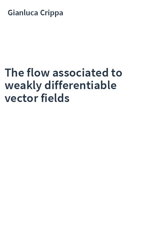 The flow associated to weakly differentiable vector fields