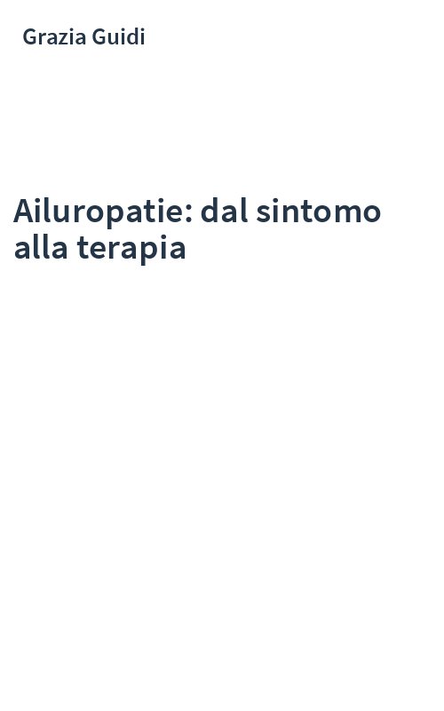 Ailuropatie: dal sintomo alla terapia