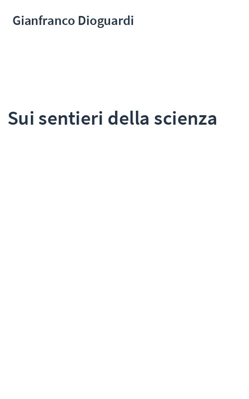 Sui sentieri della scienza