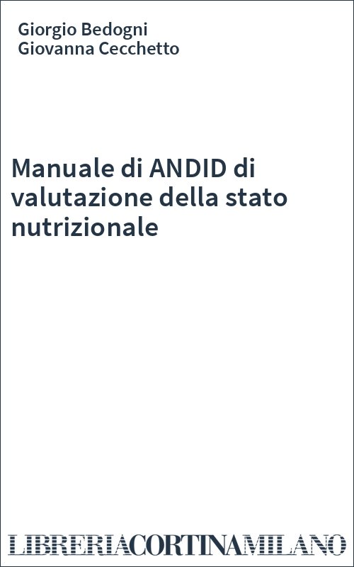 Manuale di ANDID di valutazione della stato nutrizionale