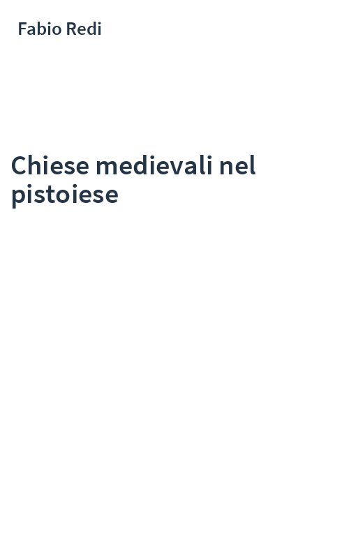 Chiese medievali nel pistoiese