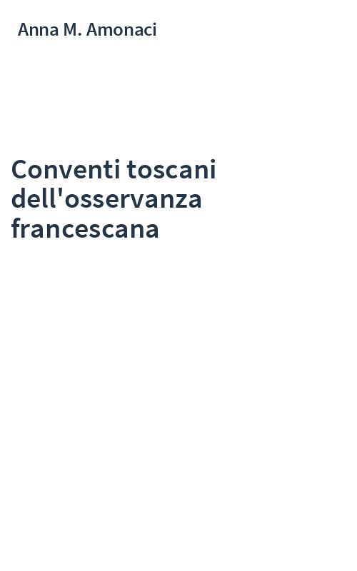 Conventi toscani dell'osservanza francescana