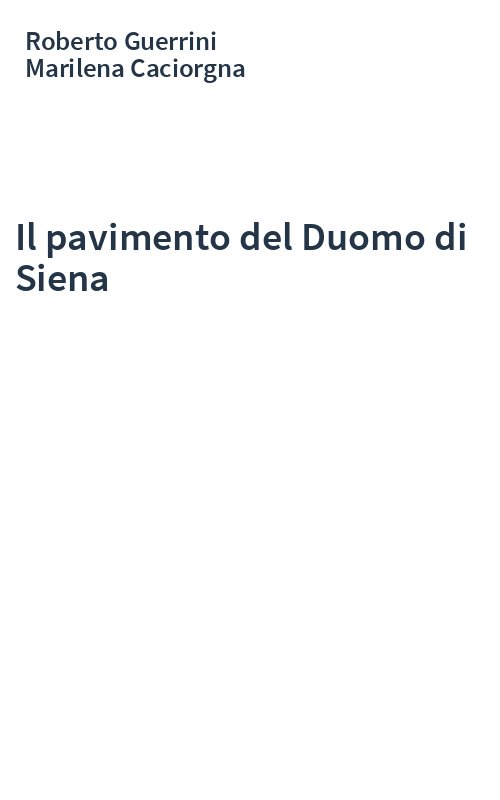 Il pavimento del Duomo di Siena