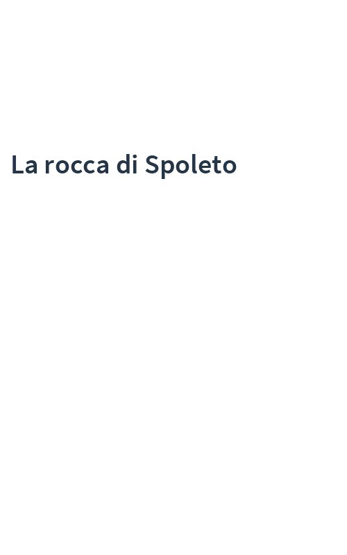 La rocca di Spoleto