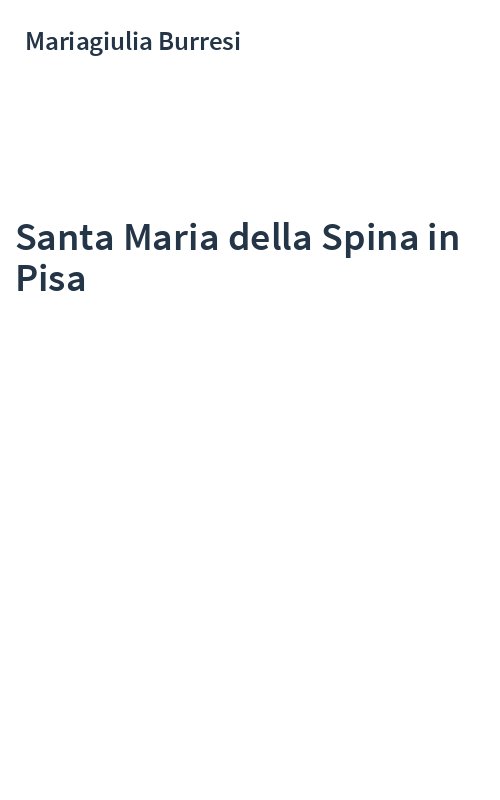 Santa Maria della Spina in Pisa