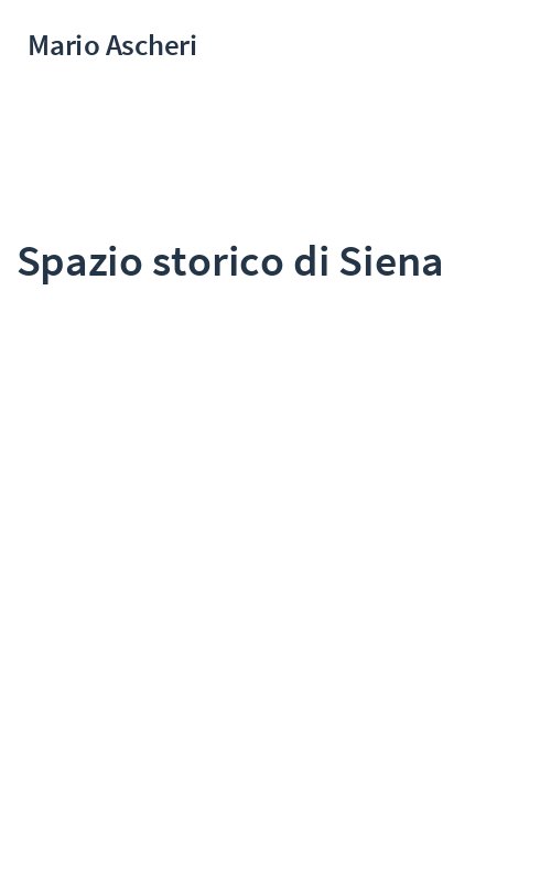 Spazio storico di Siena