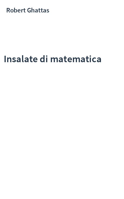 Insalate di matematica