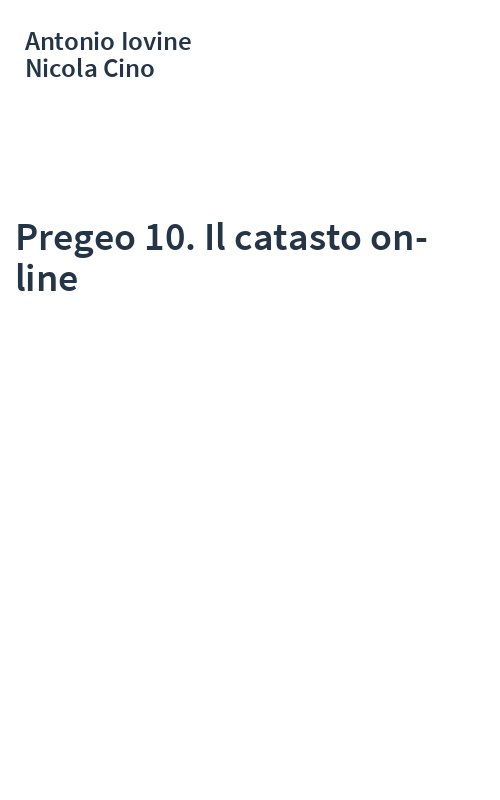 Pregeo 10. Il catasto on-line