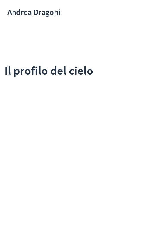 Il profilo del cielo