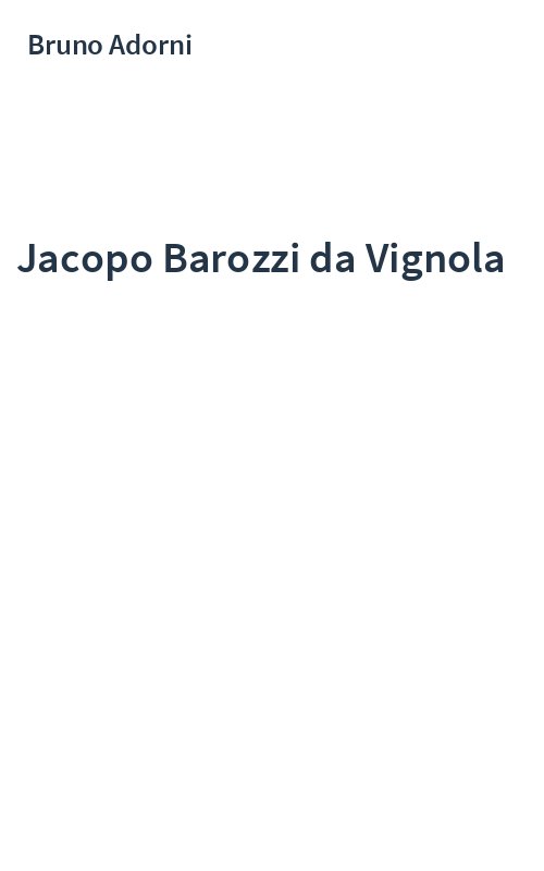 Jacopo Barozzi da Vignola