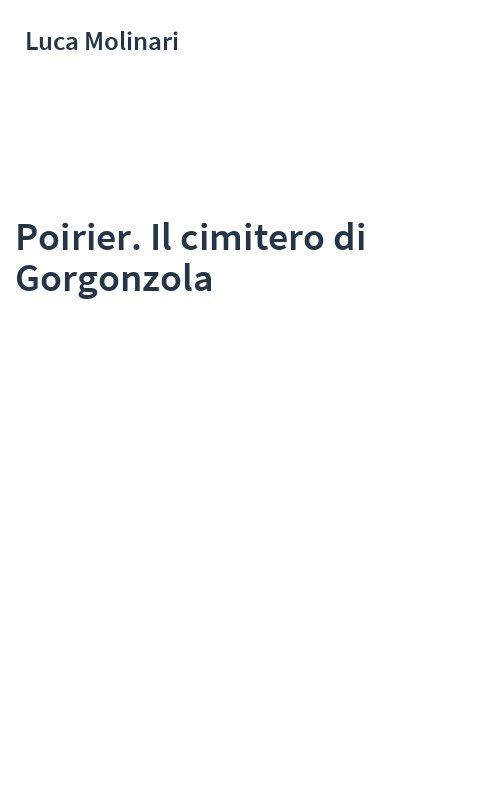 Poirier. Il cimitero di Gorgonzola