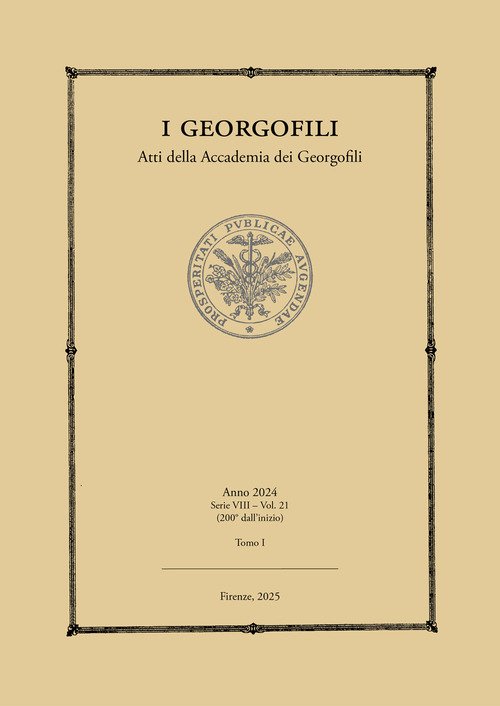 I Georgofili. Atti dell'Accademia dei Georgofili