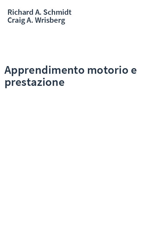 Apprendimento motorio e prestazione