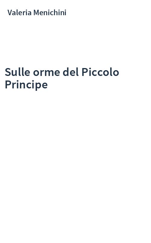 Sulle orme del Piccolo Principe