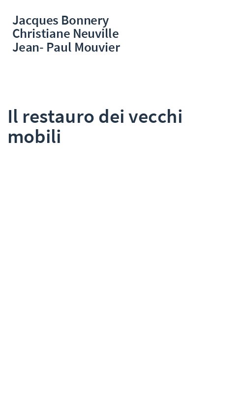 Il restauro dei vecchi mobili
