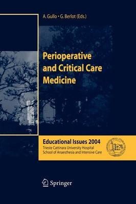 Perioperative and Critical Care Medicine