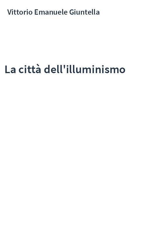 La città dell'illuminismo