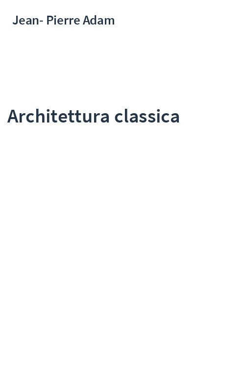 Architettura classica