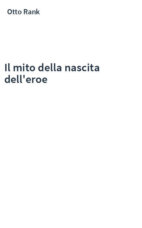 Il mito della nascita dell'eroe