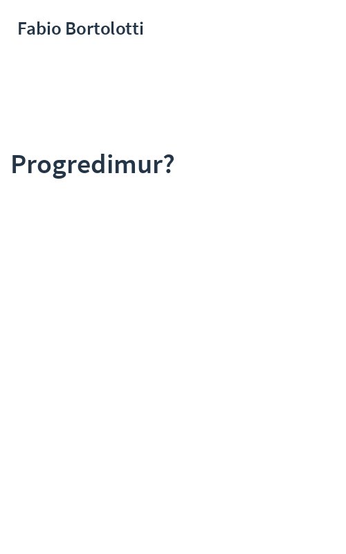 Progredimur?