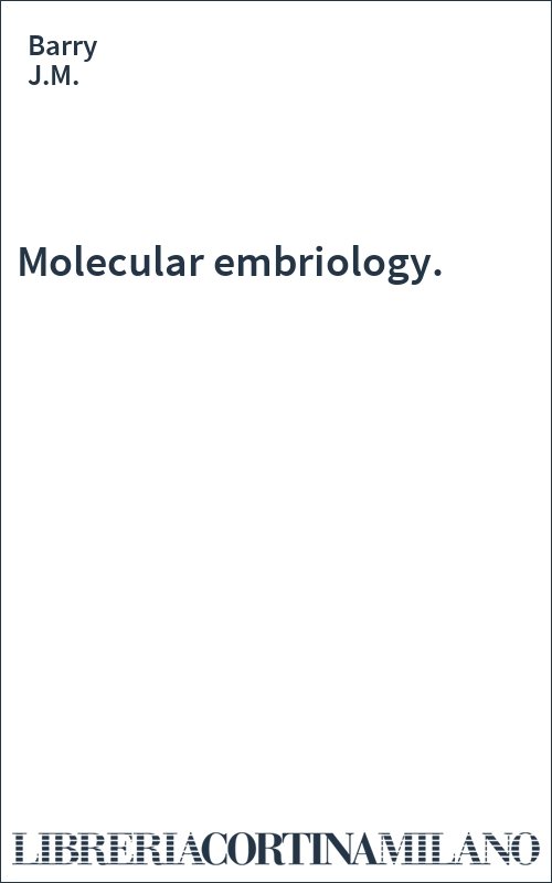 Molecular embriology.