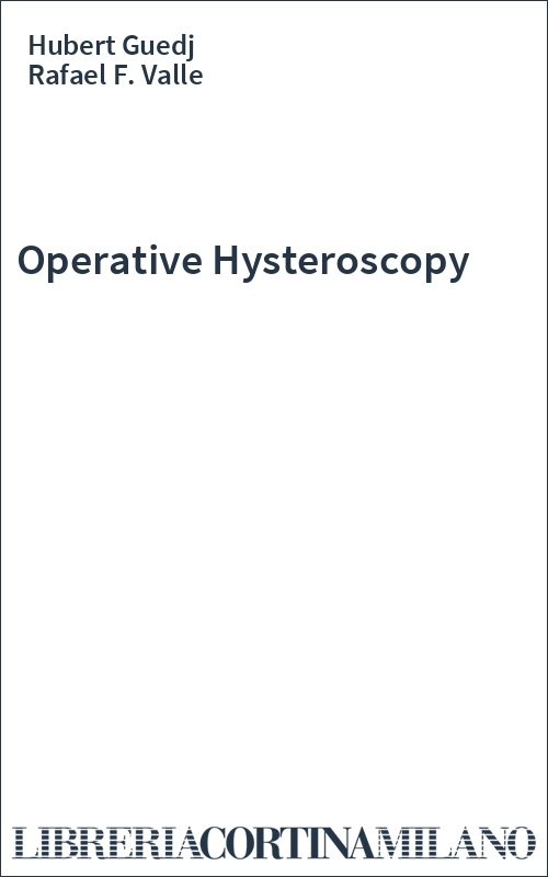 Operative Hysteroscopy