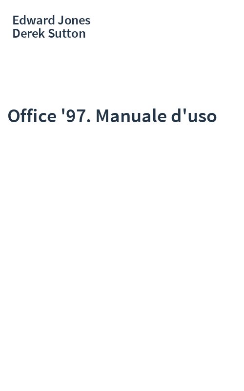 Office '97. Manuale d'uso