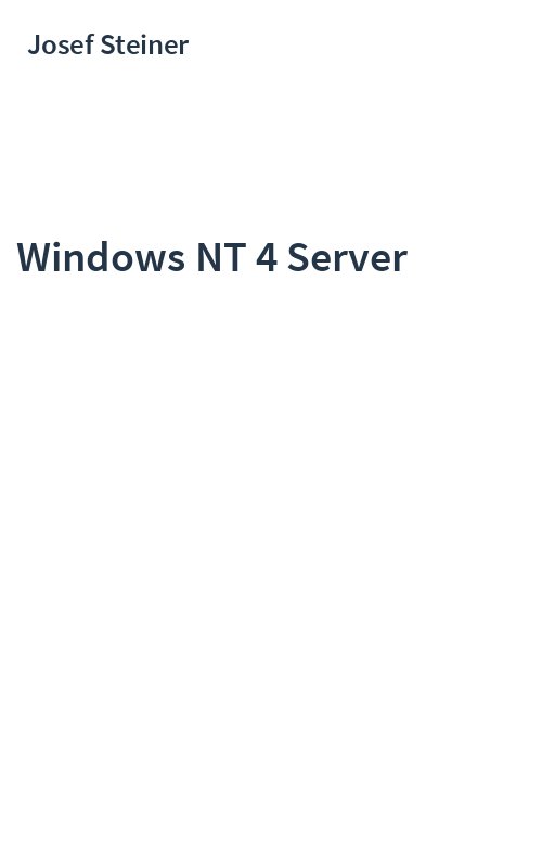 Windows NT 4 Server