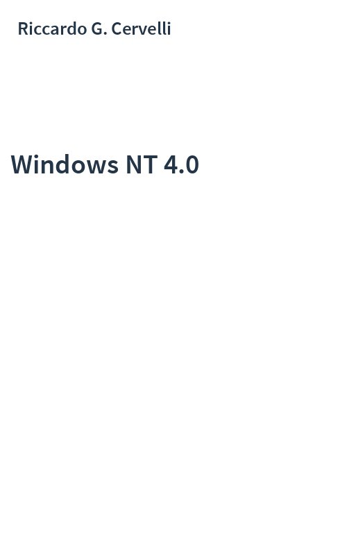 Windows NT 4.0