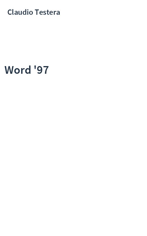 Word '97
