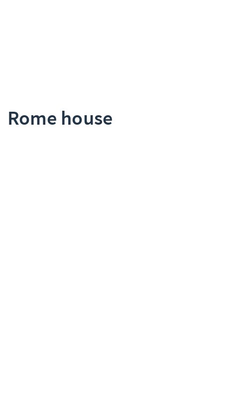 Rome house
