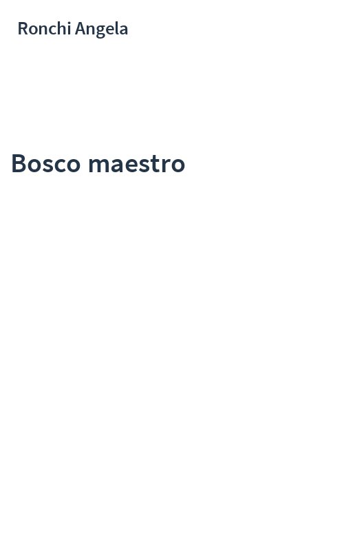 Bosco maestro