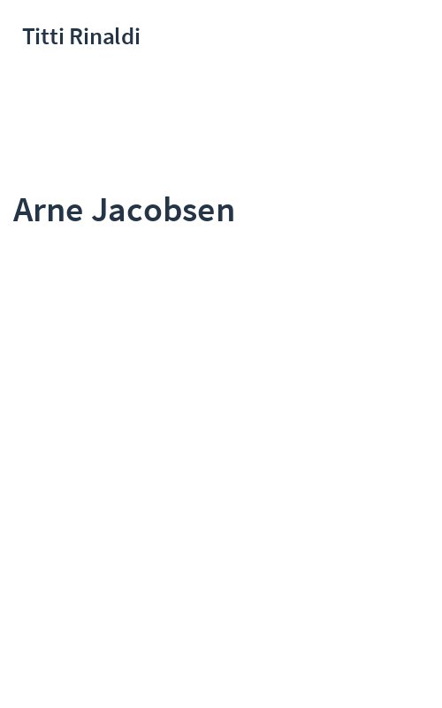 Arne Jacobsen