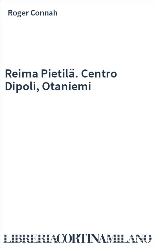 Reima Pietilä. Centro Dipoli, Otaniemi