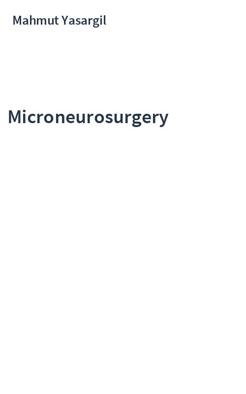 Microneurosurgery