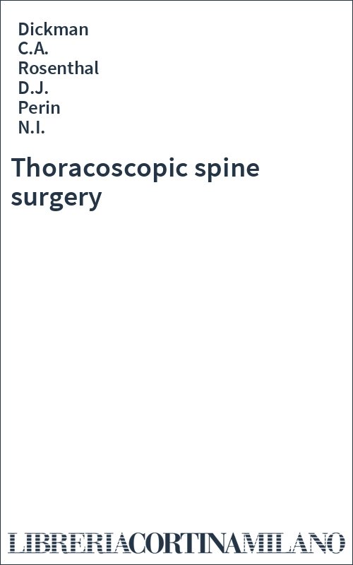 Thoracoscopic spine surgery