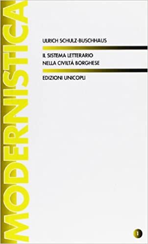 Il sistema letterario nella civiltà borghese