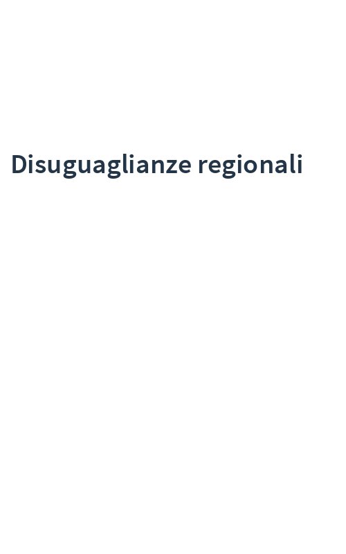Disuguaglianze regionali
