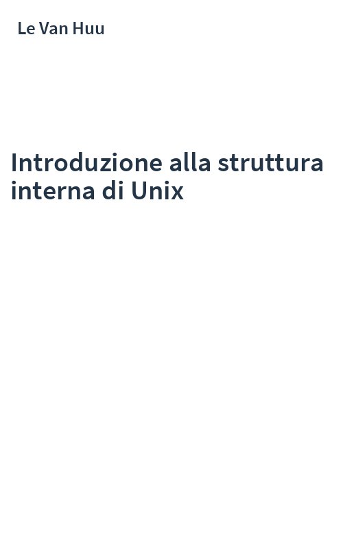 Introduzione alla struttura interna di Unix