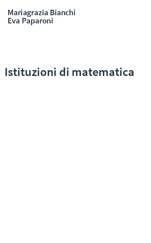 Istituzioni di matematica