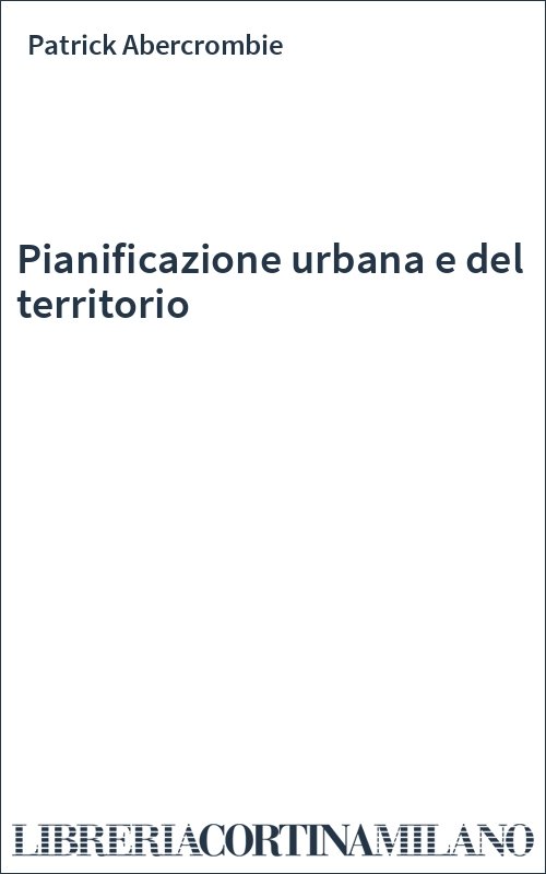 Pianificazione urbana e del territorio