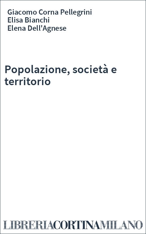 Popolazione, società e territorio