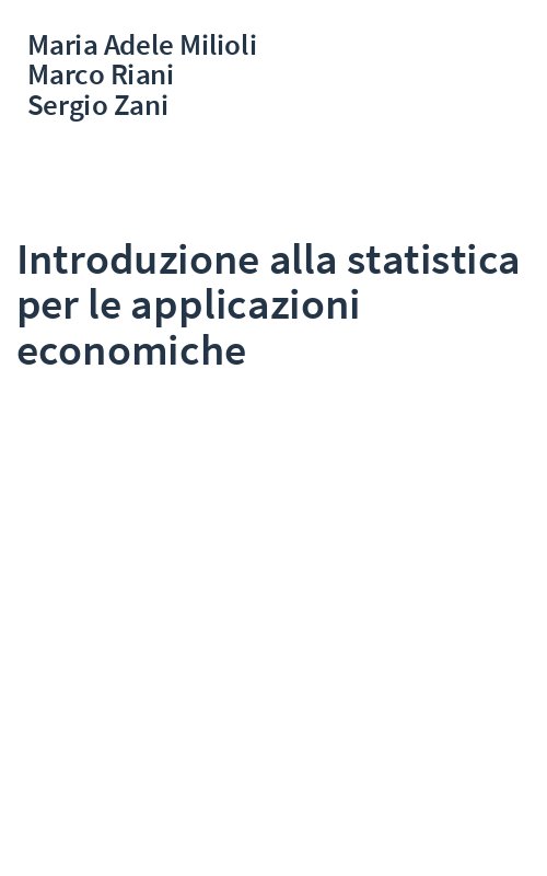 Introduzione alla statistica per le applicazioni economiche