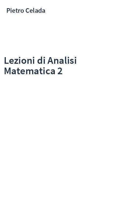 Lezioni di Analisi Matematica 2